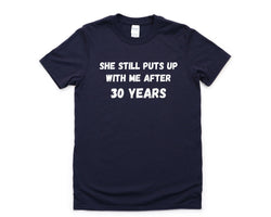 30th Anniversary T-Shirt, 30 year anniversary Shirt Funny Husband Anniversary Gift - 4605