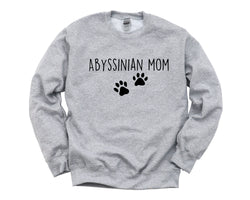 Abyssinian Cat Sweater, Abyssinian Mom Sweatshirt Gift - 4833