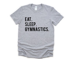 Gymnastics Shirt, Eat Sleep Gymnastics Shirt Mens Womens Gift - 612