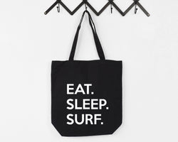 Surf Bag, Eat Sleep Surf Tote Bag | Long Handle Bags - 651