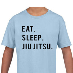 Kids Jiu Jitsu Shirt, Eat Sleep Jiu Jitsu Shirt Gift Youth T-Shirt - 764