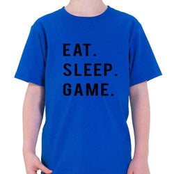 Eat Sleep Game T-Shirt Kids