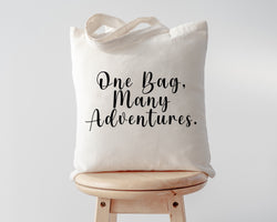 Adventure Bag, Hiker Gift, Adventure Tote Bag - 4780