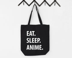 Anime Bag, Anime lover, Eat Sleep Anime Tote Bag | Long Handle Bag - 1281