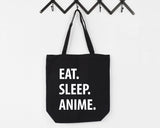 Anime Bag, Anime lover, Eat Sleep Anime Tote Bag | Long Handle Bag - 1281