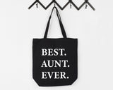 Aunt Bag, Best Aunt Ever Tote Bag Gift for aunt | Long Handle Bag - 1943
