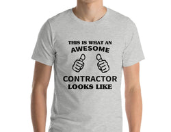 Awesome Contractor T-Shirt, Contractor Shirt Gift for Contractor Mens Womens - 1930
