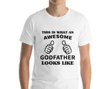 Awesome Godfather T-Shirt, Godfather Shirt Gift for Godfather - 1926