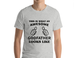 Awesome Godfather T-Shirt, Godfather Shirt Gift for Godfather - 1926