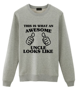 Awesome Uncle Sweater, Awesome Uncle Gift, Awesome Uncle Sweatshirt Mens Gift - 1413