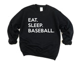 Baseball Sweater, Baseball Lovers Gifts, Eat Sleep Baseball Sweatshirt Gift for Men & Women - 629