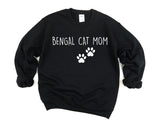 Bengal Cat Sweater, Bengal Cat Mom Sweatshirt Womens Gift - 2383