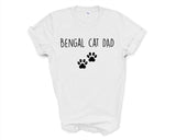 Bengal Cat T-Shirt, Bengal Cat Dad Shirt Mens Gift - 3288