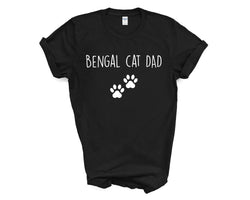 Bengal Cat T-Shirt, Bengal Cat Dad Shirt Mens Gift - 3288