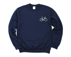 Bicycle Sweatshirt, Cycling Sweater, Cyclist Gift Mens Womens - 2058