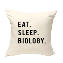 Biology Cushion Cover, Eat Sleep Biology Pillow Cover - 766