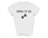 Birman Cat T-Shirt, Birman Cat Dad Shirt Mens Gift - 3287