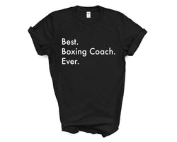 Boxing Coach Gift, Best Boxing Coach Ever Shirt Mens Womens Gift - 3564