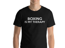 Boxing lovers Gift, Boxing is my therapy shirt, Boxer T-Shirt Mens Womens - 407