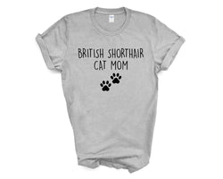 British Shorthair Cat TShirt, British Shorthair Cat Mom, British Shorthair Cat Lover Gift shirt Womens - 2393