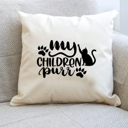 Cat Pillow, Cat Lover Gift Kittens Cat Mom Cushion Cover - 3959