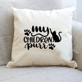 Cat Pillow, Cat Lover Gift Kittens Cat Mom Cushion Cover - 3959