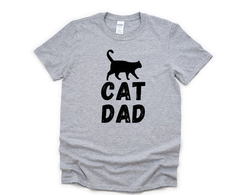 Cat Shirt, Cat Lover Gift, Cat Dad Tshirt Mens Gift Fathers Day - 4381
