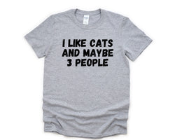 Cats T-Shirt, Cat Owner, Cat lover Funny Cat Shirt Mens Womens Gifts - 4396