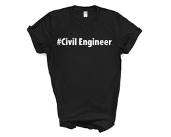 Civil Engineer Shirt, Civil Engineer Gift Mens Womens TShirt - 2719