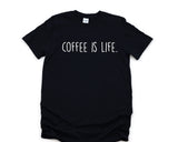 Coffee Shirt, Coffee is Life T-Shirt Mens Womens Gift - 1912