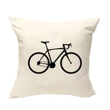 Cyclist Cushion Cover, Bicycle Pillow Cover - 2058