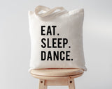 Dance Bag, Dance Tote Bag, Eat Sleep Dance Tote Bag | Long Handle Bag - 600