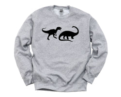 Dinosaurs Sweater Dinosaur Lover Gift Trex Brachiosaurus Mens Womens Sweatshirt - 1742