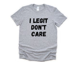 Don't care Shirt, Mood shirt, Anti social T-Shirt Introvert Mens Womens Gift - 4338