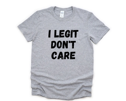 Don't care Shirt, Mood shirt, Anti social T-Shirt Introvert Mens Womens Gift - 4338