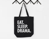 Drama Teacher Gift, Eat Sleep Drama Tote Bag | Long Handle Bags - 2947