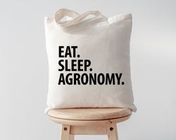 Eat Sleep Agronomy Tote Bag | Long Handle Bags - 2949