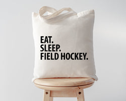 Eat Sleep Field Hockey Tote Bag | Long Handle Bags - 1576