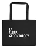 Eat Sleep Gerontology Tote Bag | Long Handle Bags - 2316
