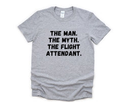 Flight Crew T-shirt, Flight Attendant Shirt Funny Mens Gift - 4876