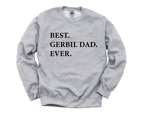 Gerbil Sweater, Gerbil Owner Gift, Best Gerbil Dad Sweatshirt Mens Gift - 3300
