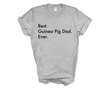 Guinea Pig T-Shirt, Best Guinea Pig Dad Ever Shirt Gift Mens - 3016