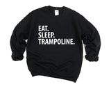 Gymnastics Gift, Trampoline sweater, Gymnast, Eat Sleep Trampoline Sweatshirt Mens Womens - 1737