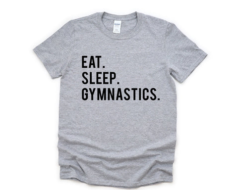 Gymnastics Shirt, Eat Sleep Gymnastics Shirt Mens Womens Gift - 612