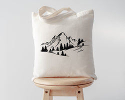 Hike Bag, Nature gift, Hiking Tote Bag - 4362