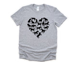Horses Shirt, Horse Lover, Horse Love Shape Shirt Graphic tshirt Mens Womens Gift - 4369