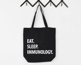 Immunology Bag, Immunologist gift, Eat Sleep Immunology Tote Bag Long Handle - 1260