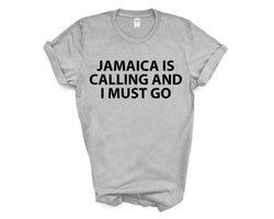 Jamaica T-shirt, Jamaica is calling and i must go shirt Mens Womens Gift - 1775