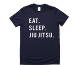 Jiu Jitsu Shirt, Eat Sleep Jiu Jitsu T-Shirt Mens Womens Gifts - 764