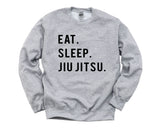 Jiu Jitsu Sweater, Eat Sleep Jiu Jitsu Sweatshirt Mens Womens Gift - 764